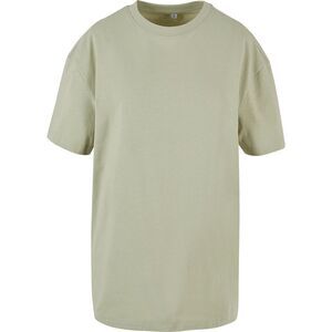 Build Your Brand Womens/Ladies Boyfriend Oversized T-Shirt / Soft Salvia